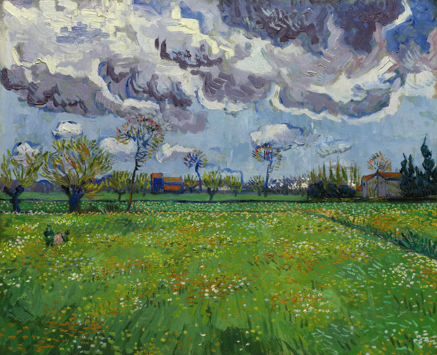 Pejzaż pod burzliwym niebem - Vincent van Gogh