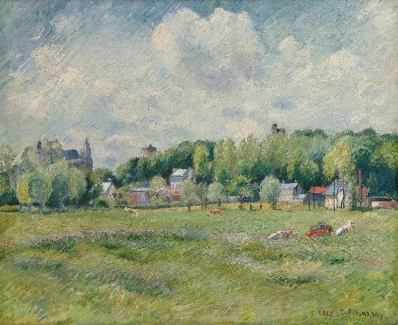Łąki w Gisors - Camille Pissarro