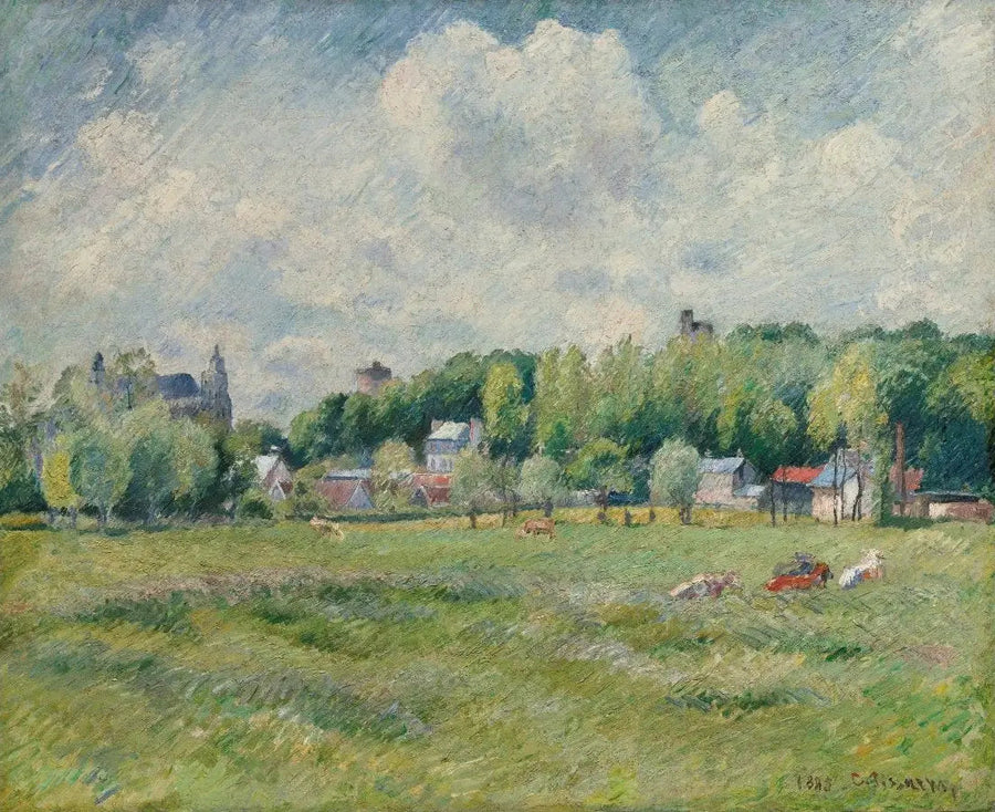Łąki w Gisors - Camille Pissarro