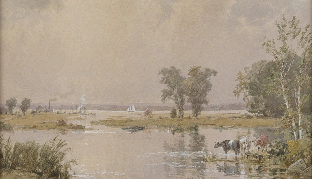 Prairies de Hackensack - Jasper Francis Cropsey - Alpha Reproduction