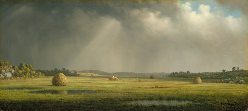 Prerie w Newburyport - Martin Johnson Heade