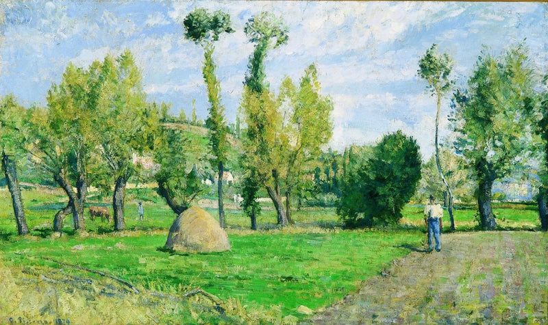 Łąki Valhermeil koło Pontoise - Camille Pissarro