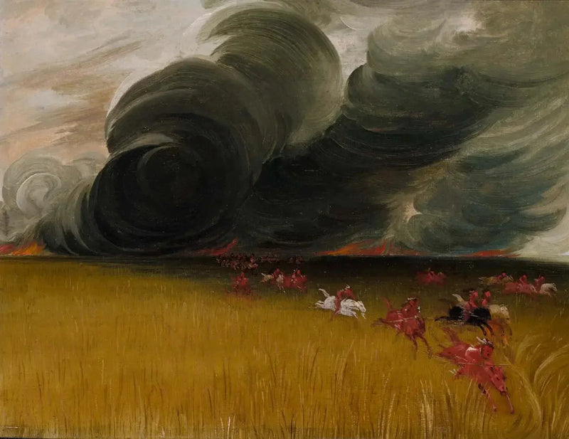 Pola w ogniu - George Catlin