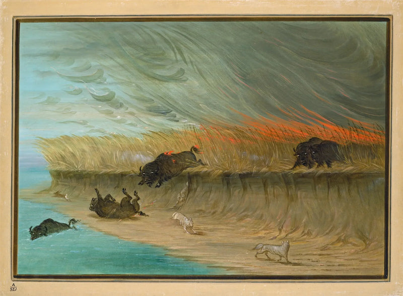 Płonące prerie - George Catlin