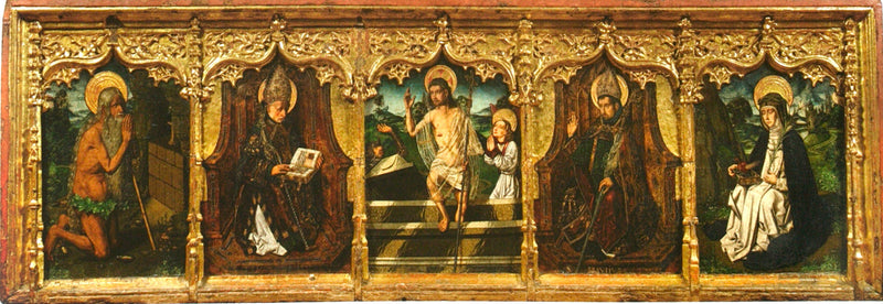 przedella ołtarza św. Engratia - Bartolomé Bermejo