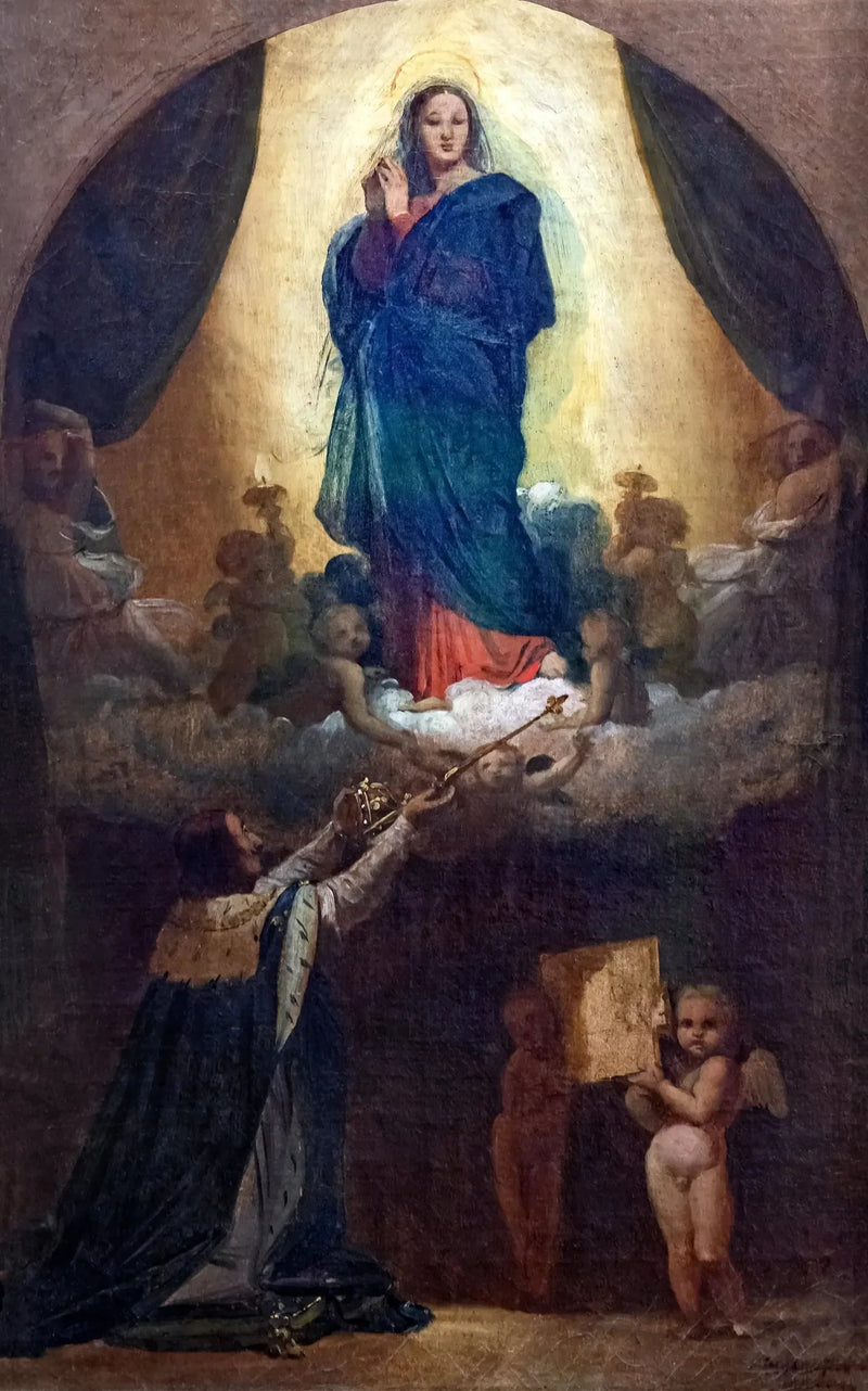 Pierwsza myśl o Ślubie Ludwika XIII - Jean-Auguste-Dominique Ingres