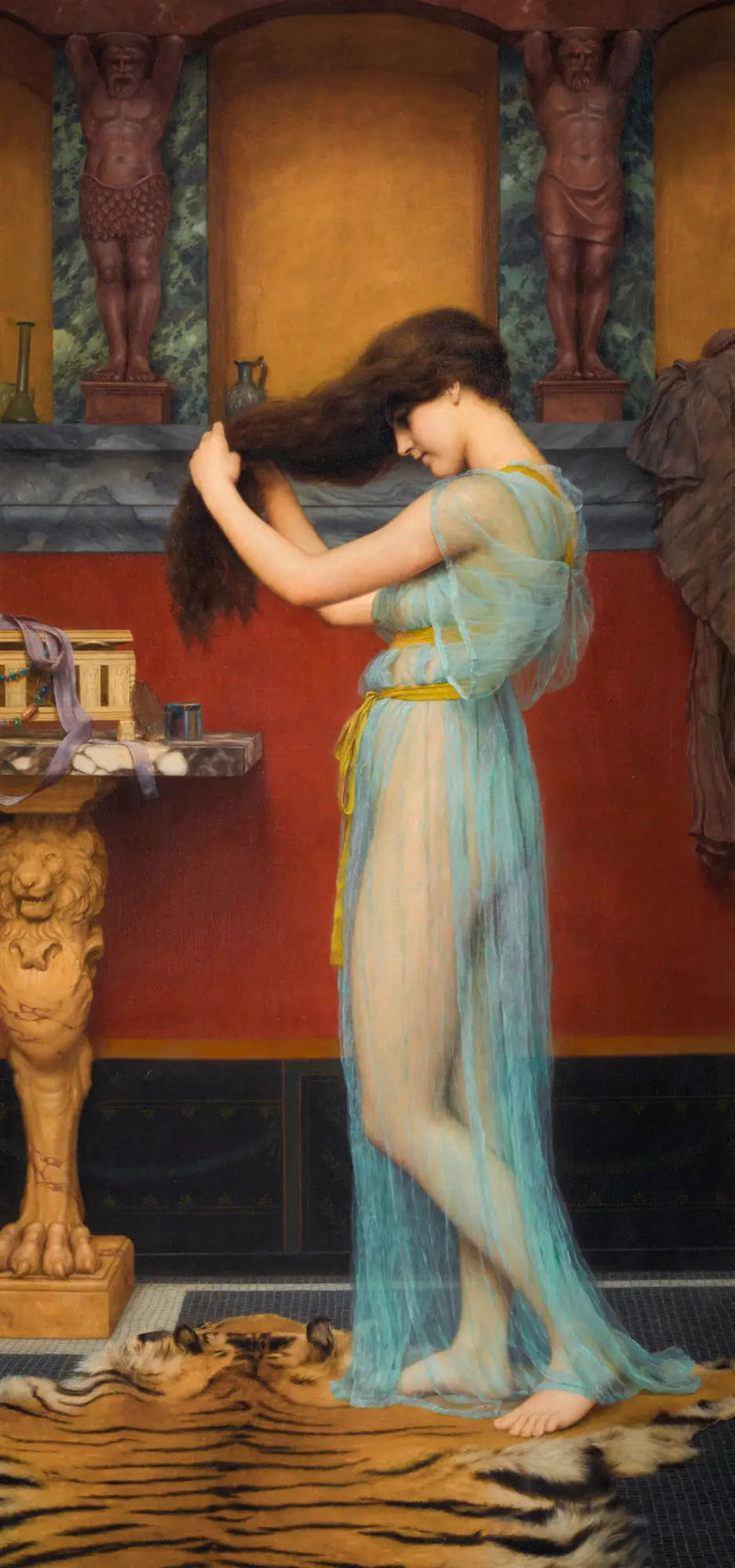 Przygotowanie kąpieli - John William Godward