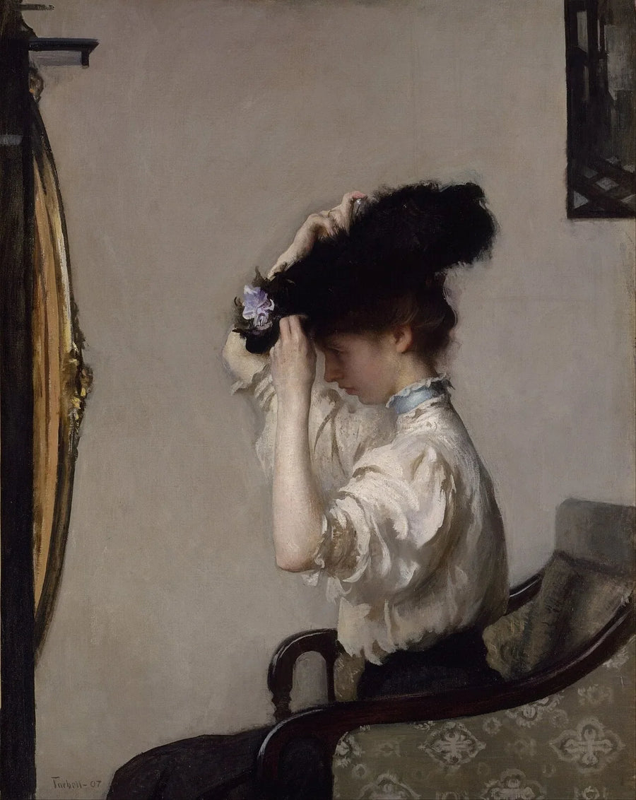 Przygotowanie na poranek - Edmund Charles Tarbell