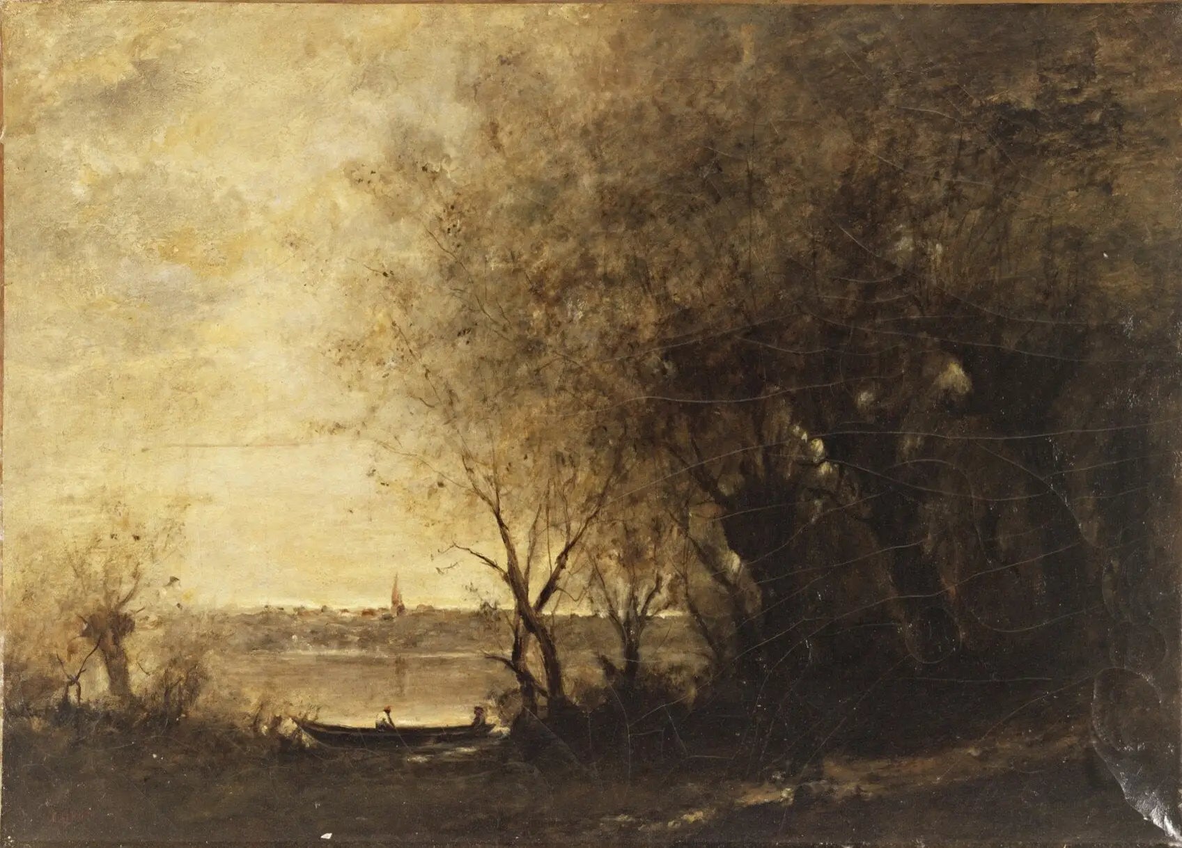 Près de Ville d'Avray - Jean-Baptiste Camille Corot image 1 reproduction d’œuvre d’art à l’huile