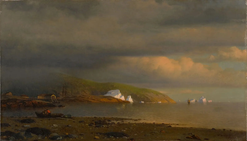 W pobliżu przylądka St. Johns, wybrzeże Labrador - William Bradford