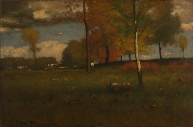 Blisko wioski, październik - George Inness