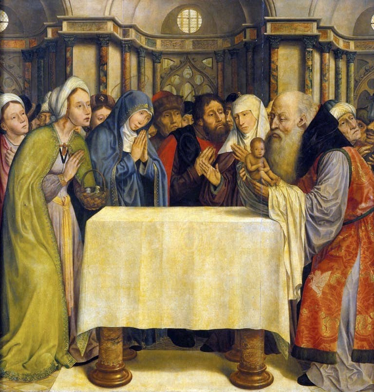 Prezentacja w Świątyni - Quentin Metsys