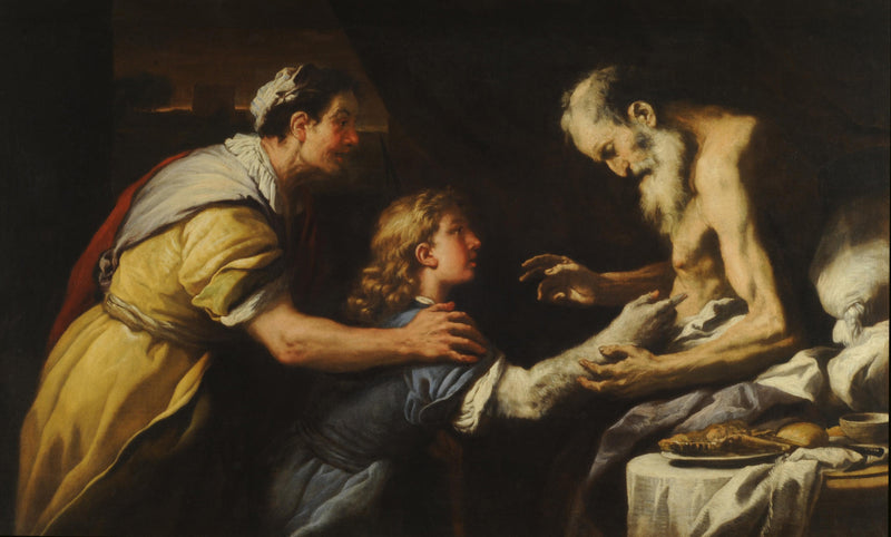 Prezentacja Jakuba dla Izaaka - Luca Giordano