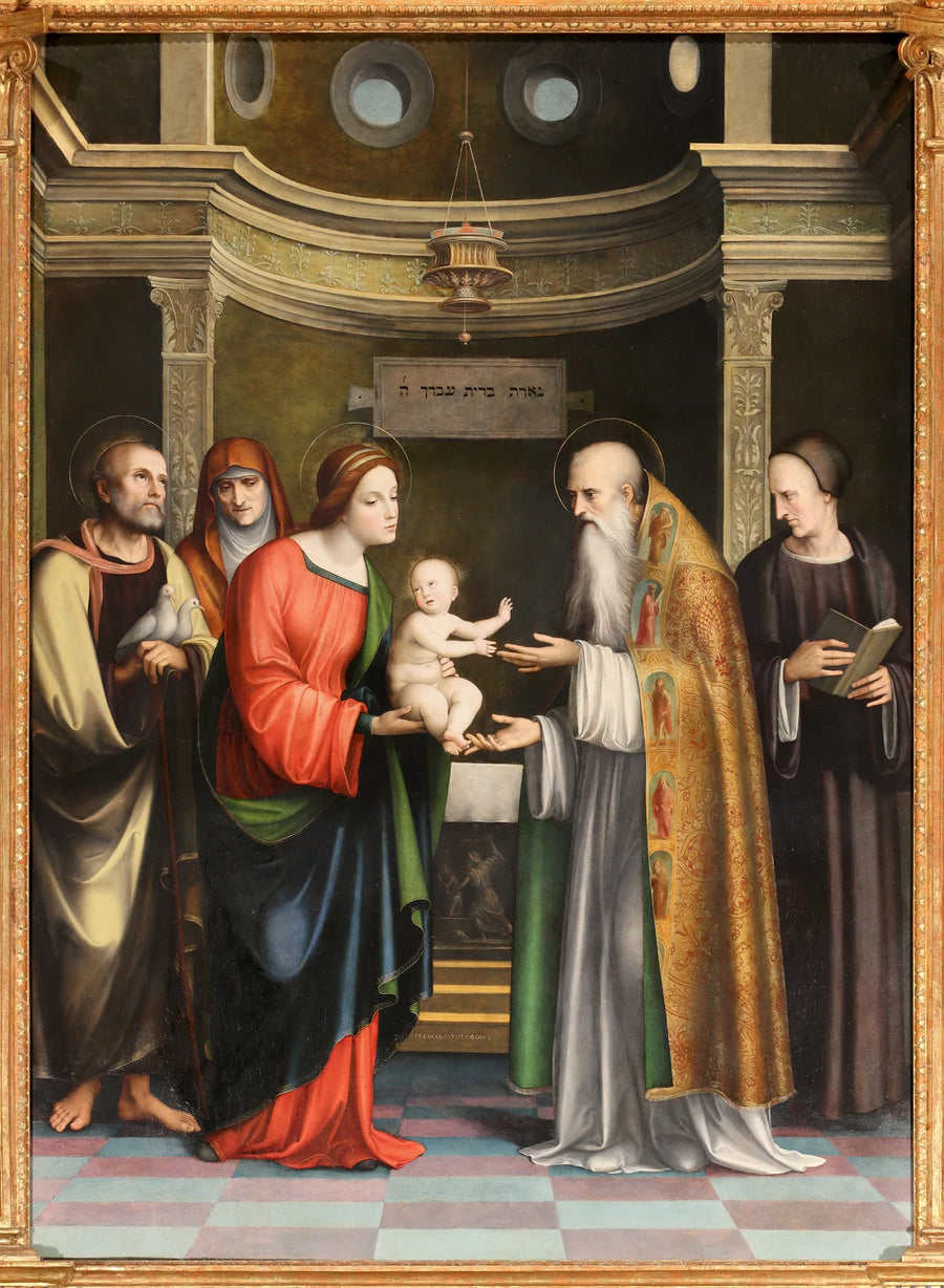 Prezentacja Jezusa w świątyni i oczyszczenie Maryi - Francesco Francia