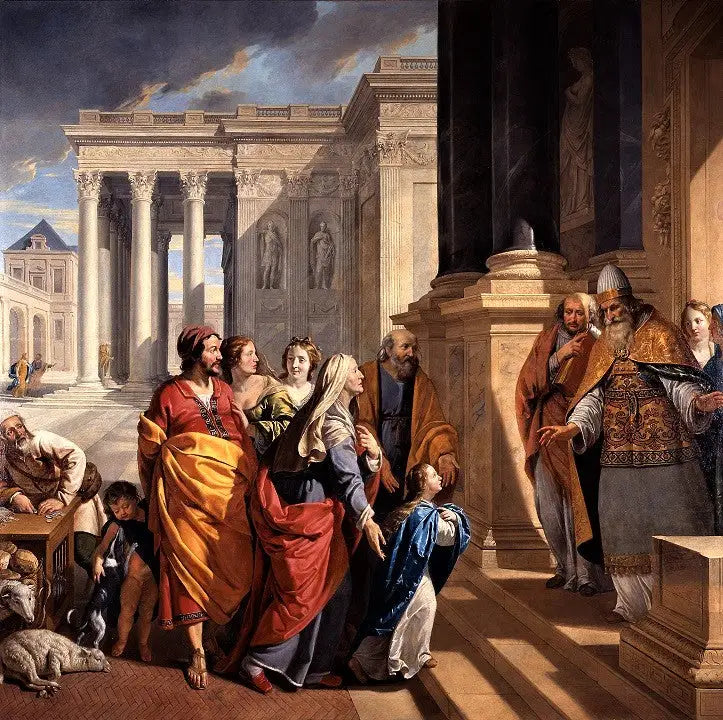 Prezentacja Matki Boskiej w Świątyni - Philippe de Champaigne