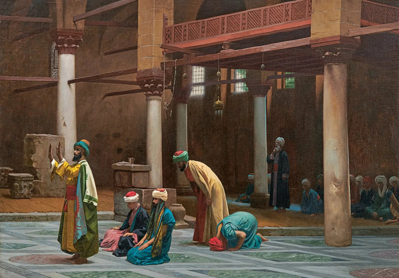 Modlitwa w meczecie - Jean-Léon Gérôme