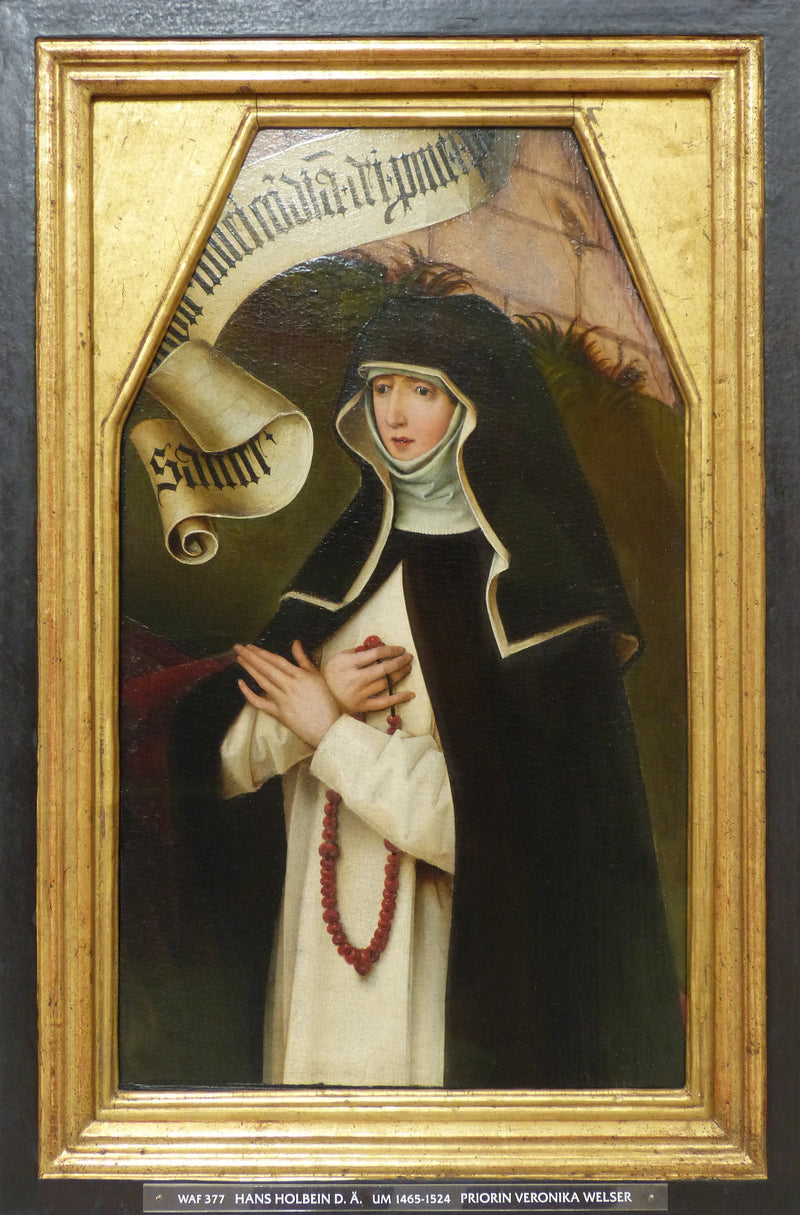 Prieurka Veronica Welser - Hans Holbein Starszy