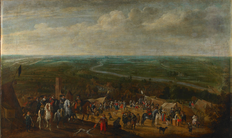Prince Frederik Hendrik au siège de Bois-le-Duc, 1629 - Paulus van Hillegaert