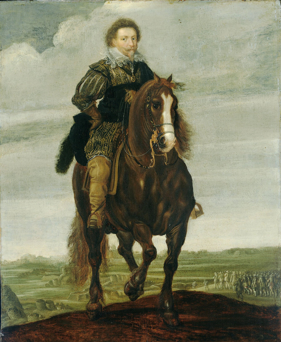 Le prince Frederik Hendrik à cheval - Paulus van Hillegaert