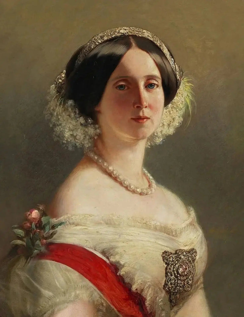 Księżniczka Augusta z Saksonii-Weimar-Eisenach, później królowa Prus i cesarzowa niemiecka - Franz Xaver Winterhalter