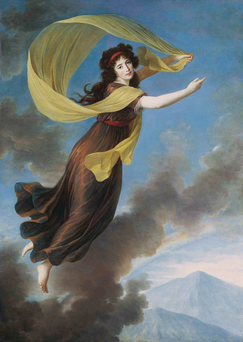Księżniczka Karolina z Liechtensteinu (1768-1831), z domu hrabina von Manderscheidt-Blankenheim w roli Iris - Élisabeth Vigeé Le Brun