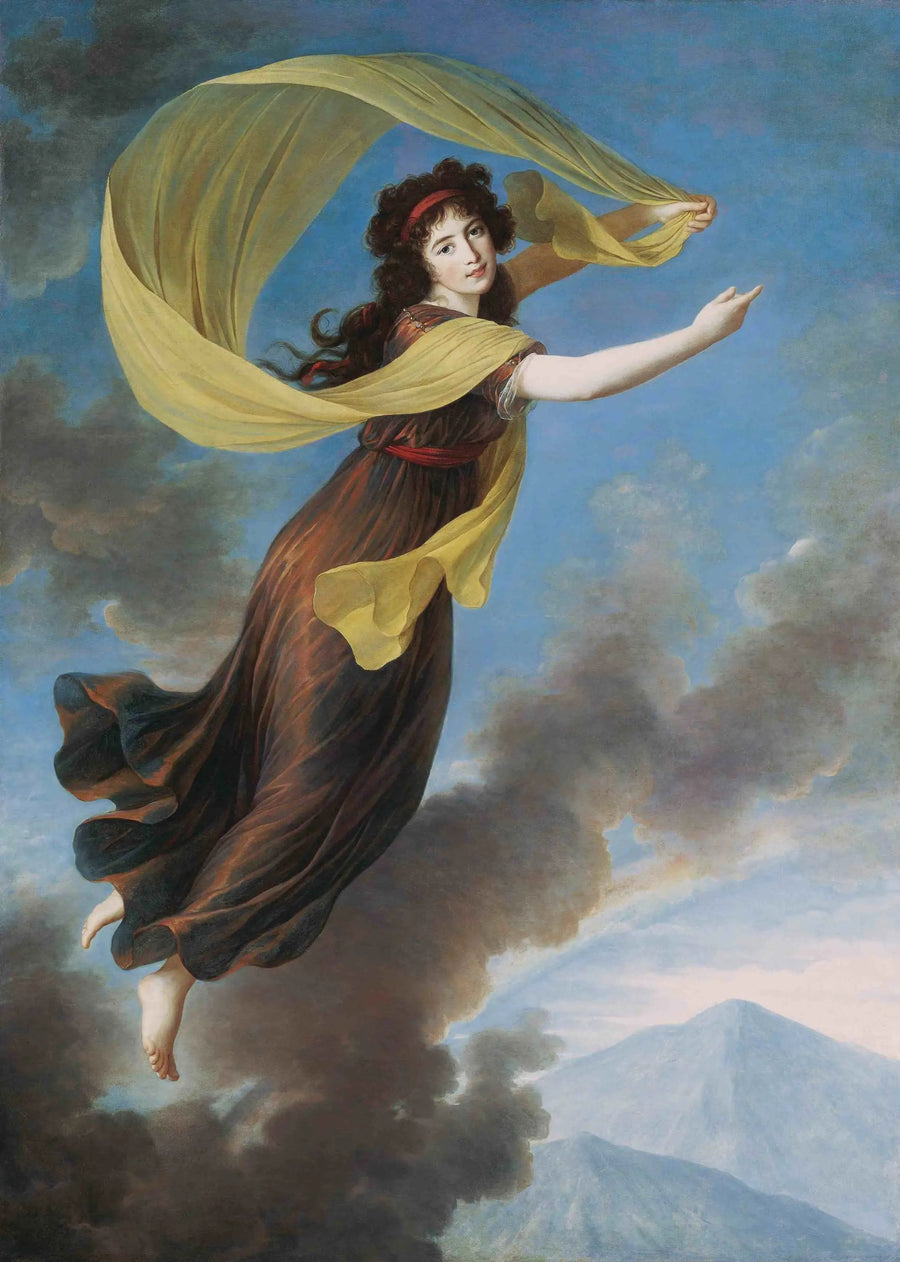 Księżniczka Karolina z Liechtensteinu (1768-1831), z domu hrabina von Manderscheidt-Blankenheim w roli Iris - Élisabeth Vigeé Le Brun