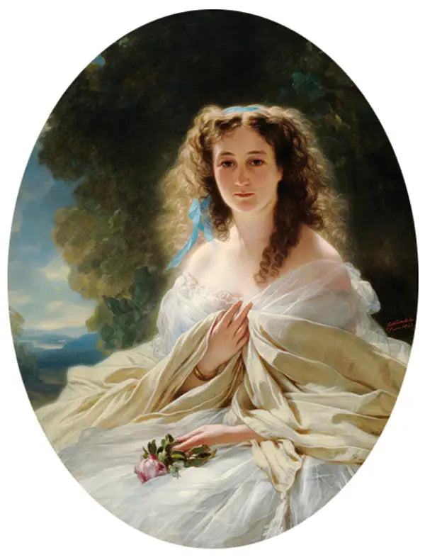 Księżniczka Olympiada Vladimirovna Bariatinskaia (1822-1904, z domu Sablukova) - Franz Xaver Winterhalter