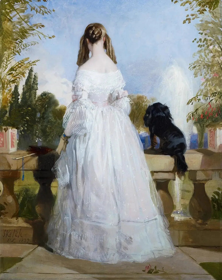 Księżniczka Wiktoria Saxe-Coburg-Gotha (1822-1857) - Edwin Henry Landseer