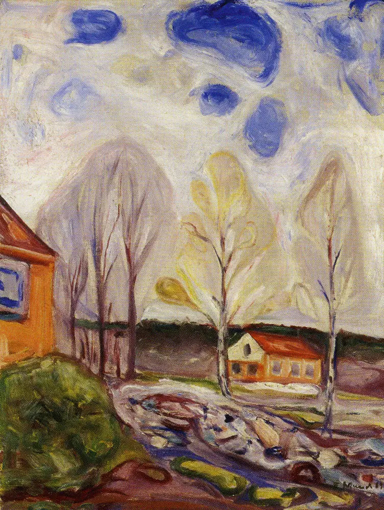 Wiosna w Åsgårdstrand - Edvard Munch