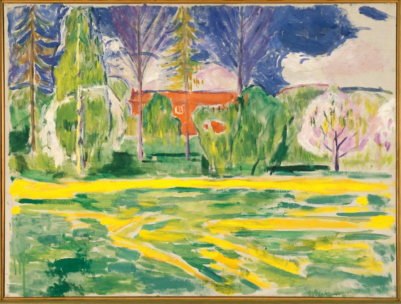 Wiosna w Ekely - Edvard Munch