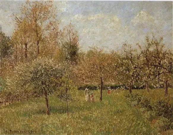 Wiosna w Éragny - Camille Pissarro