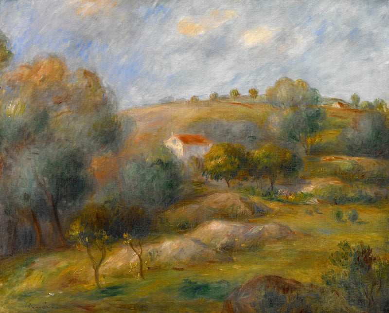 Wiosna w Essoyes - Pierre-Auguste Renoir