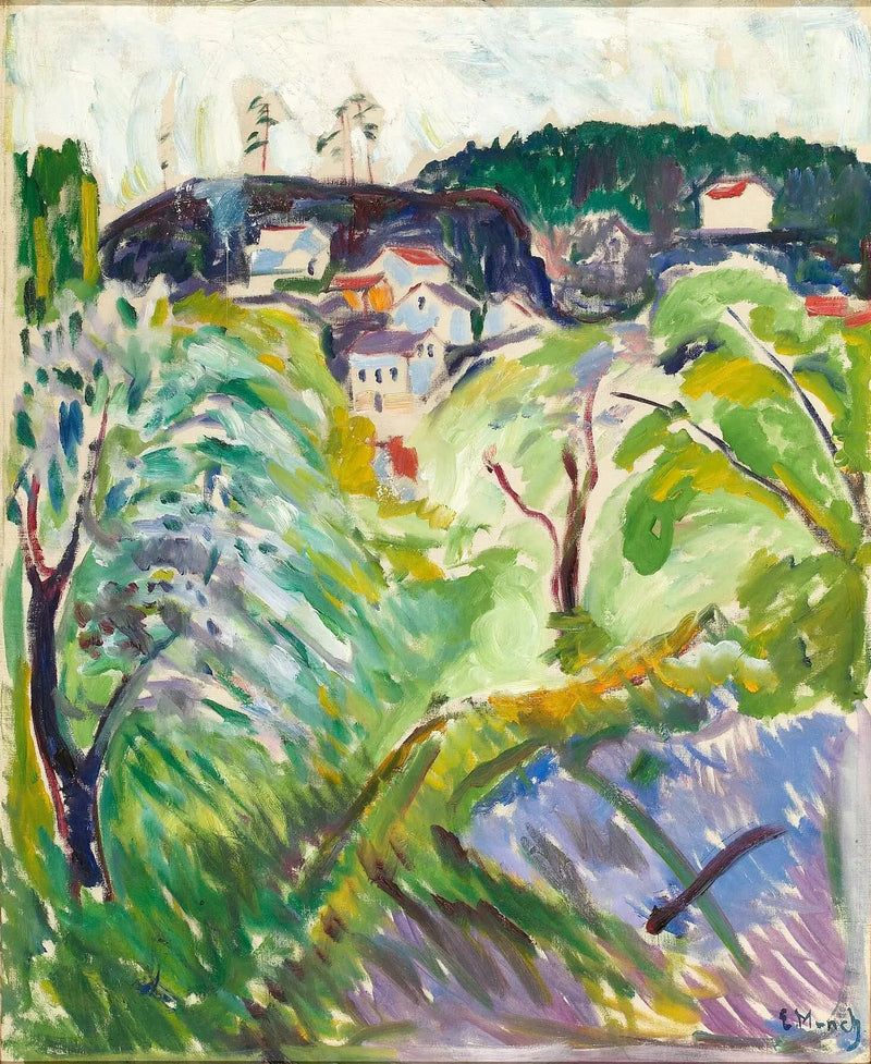 Wiosna w Kragerø - Edvard Munch