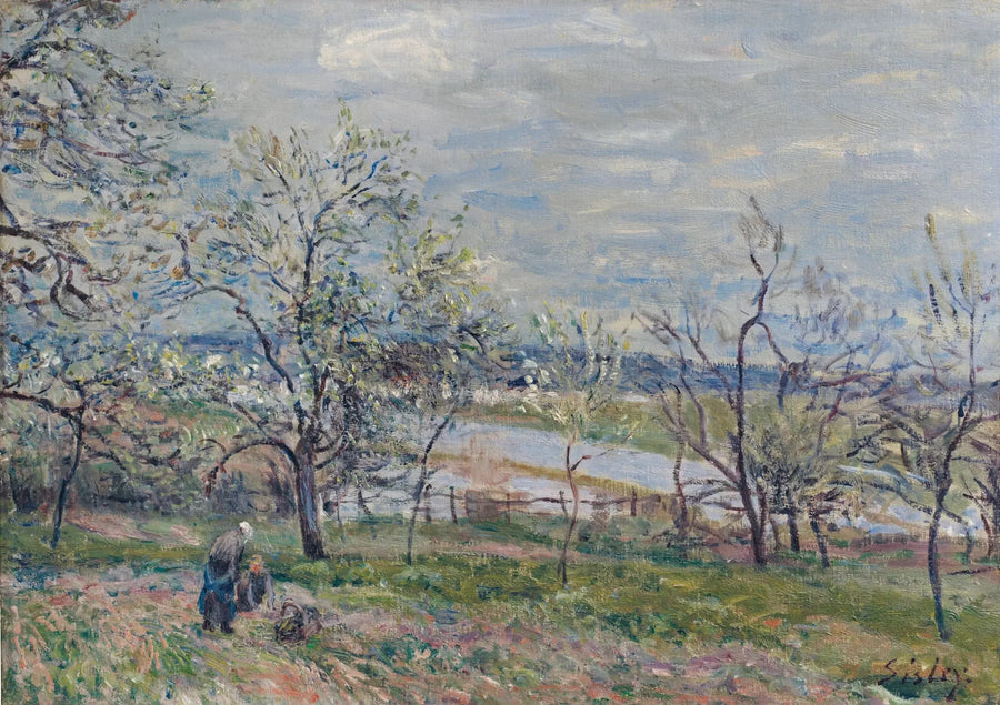 Wiosna w Veneux-Nadon - Alfred Sisley