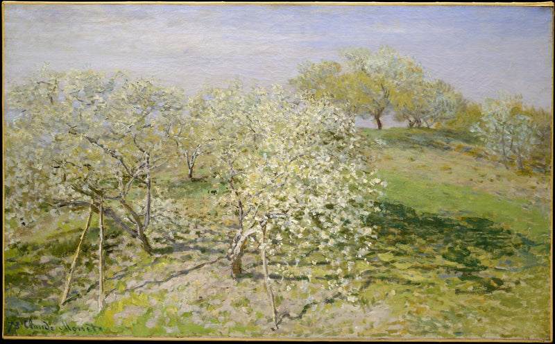 Wiosna (Drzewa owocowe w rozkwicie) W271 - Claude Monet