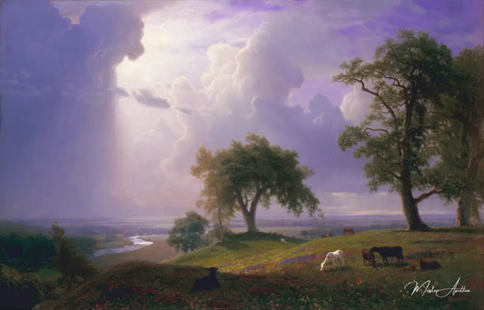 Printemps california - Albert Bierstadt - Reproductions de tableaux et peintures haut de gamme