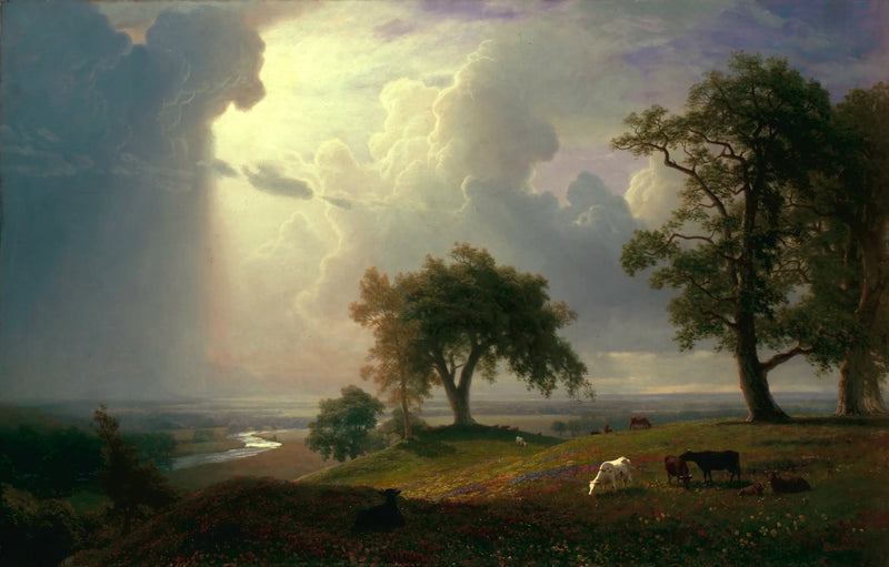 Wiosna kalifornijska - Albert Bierstadt