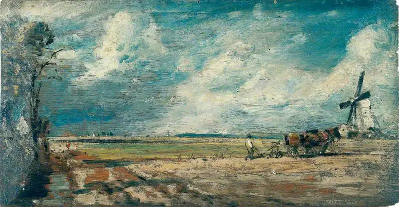 Wiosna: East Bergholt Common - John Constable
