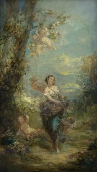 Wiosna - Jean-Honoré Fragonard