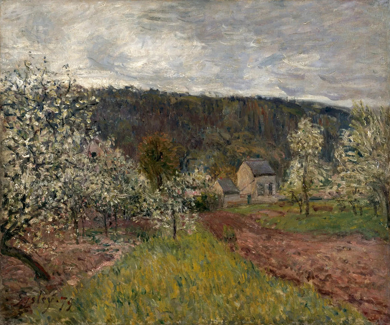 Deszczowa wiosna w okolicach Paryża - Alfred Sisley
