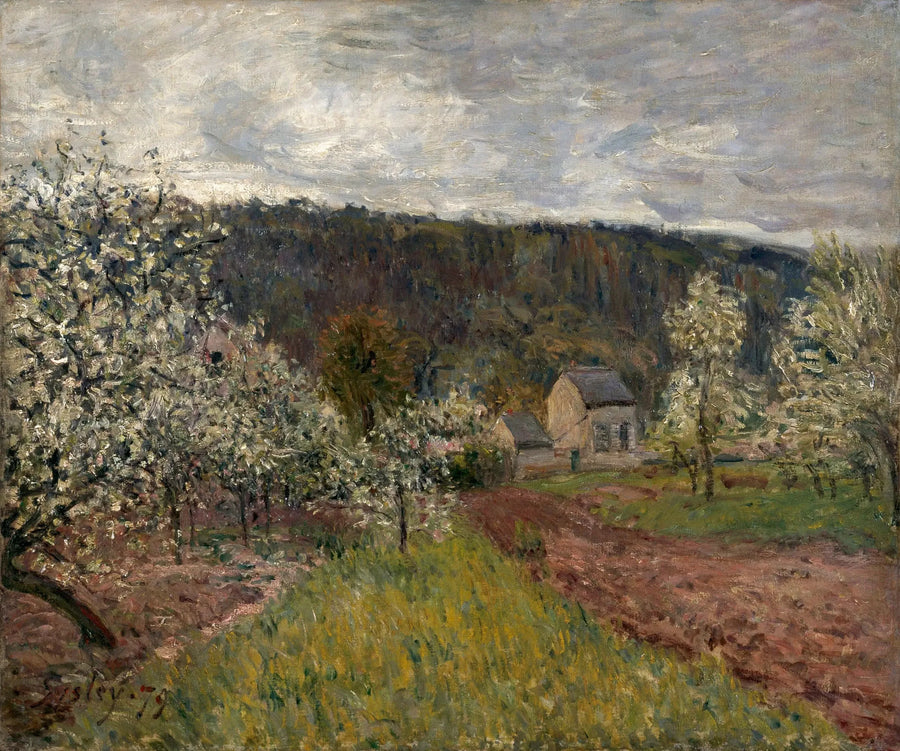 Deszczowa wiosna w okolicach Paryża - Alfred Sisley