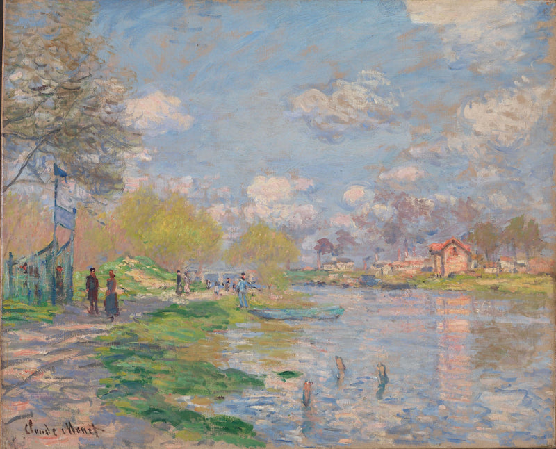 Wiosna na wyspie Grande Jatte W459 - Claude Monet