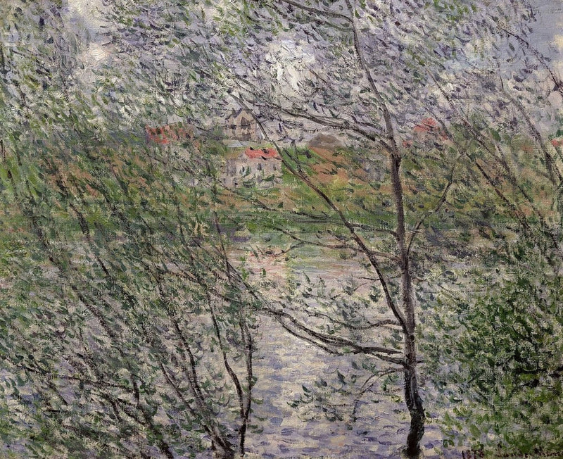Wiosna przez gałęzie W455 - Claude Monet
