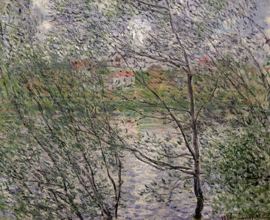Wiosna przez gałęzie - Claude Monet