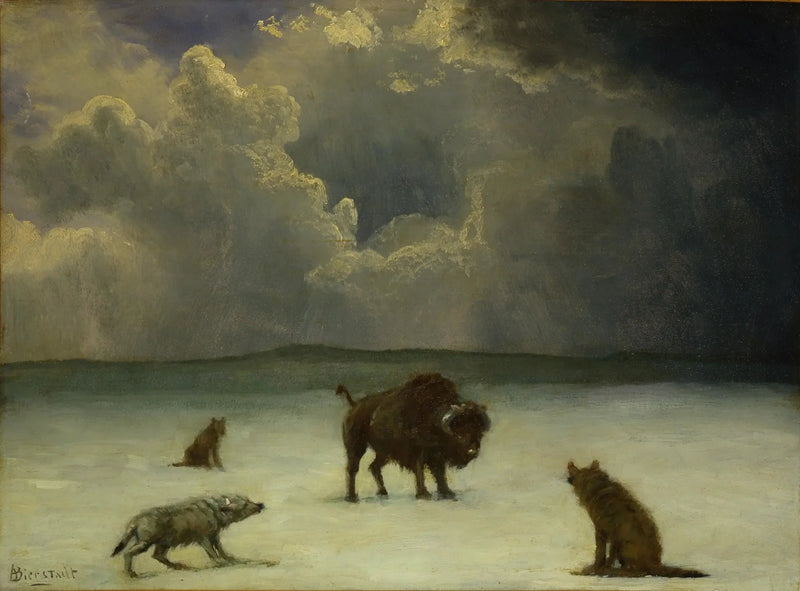 Uwięziony - Albert Bierstadt