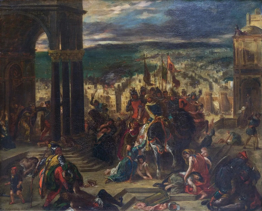Zdobycie Konstantynopola przez krzyżowców - Eugène Delacroix