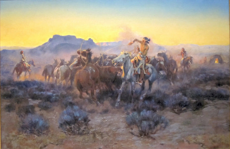 Zdjęcie nowych ramek na lasso - Charles Marion Russell