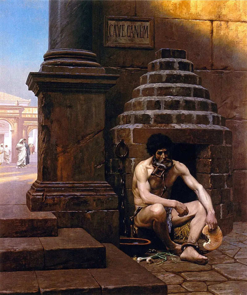 Jeńcy wojenni w Rzymie - Jean-Léon Gérôme