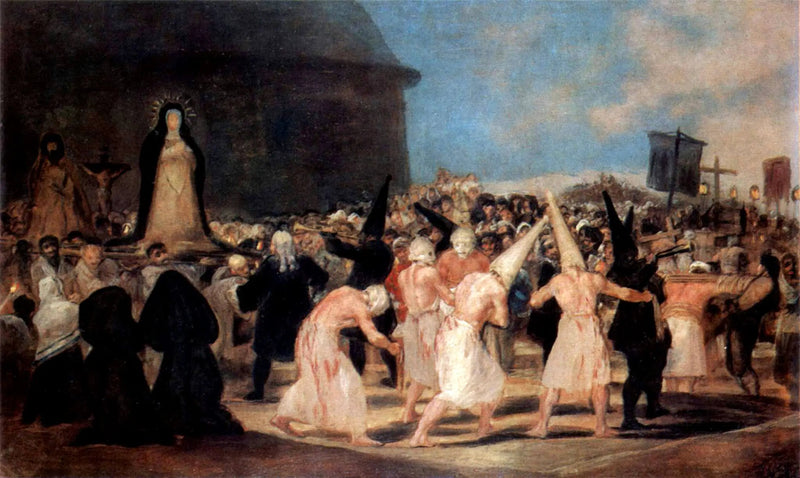 Procesja flagellantów - Francisco de Goya