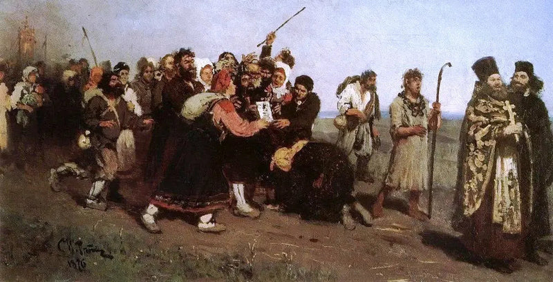 Procesja religijna - Ilya Repin